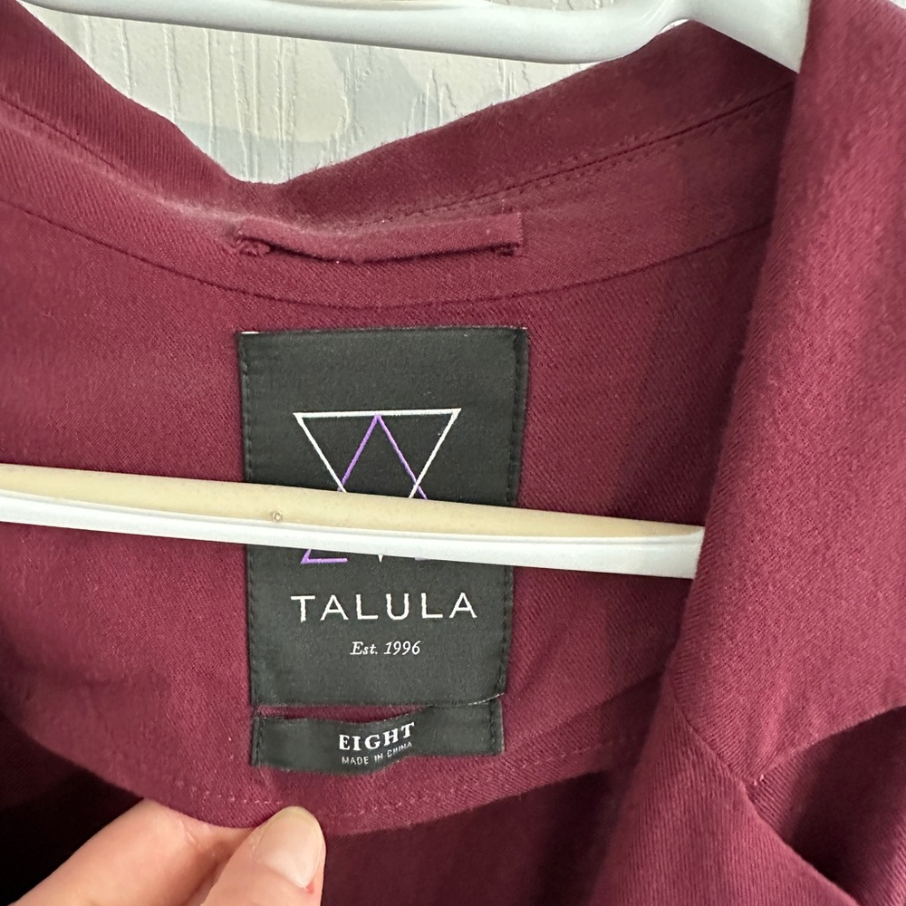 Talula Deep Red Blazer - Picture 2 of 2